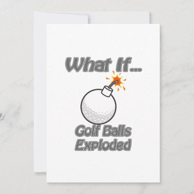 Boules de golf explosées (Devant)