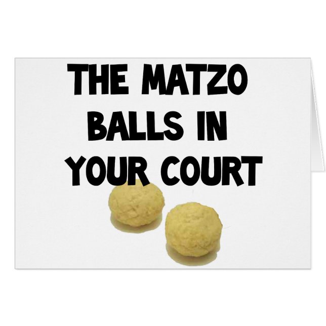 boules de matzoh (Devant horizontal)