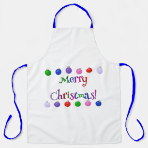 Boules de Noël Colorées Joyeux Noël tabliers