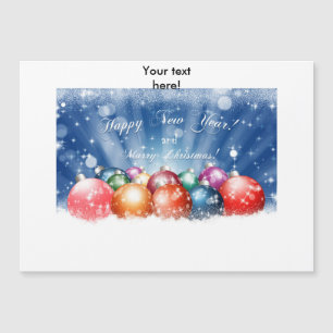 Boules de Noël Joyeuse Année et Joyeux Noël