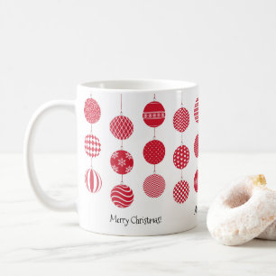 Boules de Noël rouges Mug