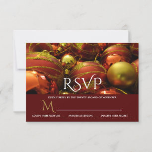 Boules de Noël RSVP