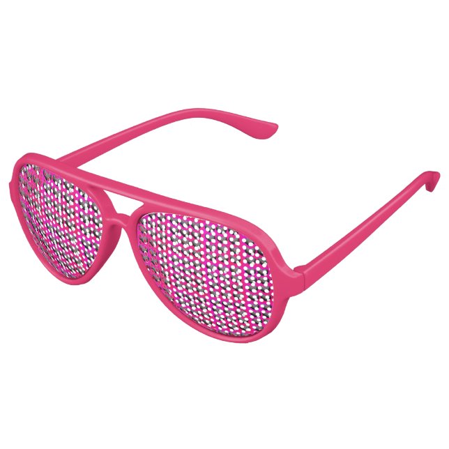 Boules de pelouse roses chaudes, Lunettes de solei (Angle)