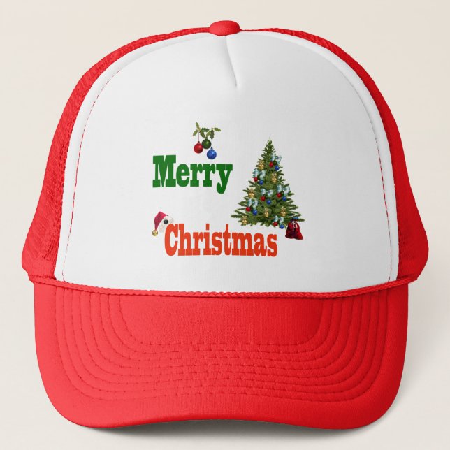 Boules de pelouse style Noël, Casquette de camions (Devant)