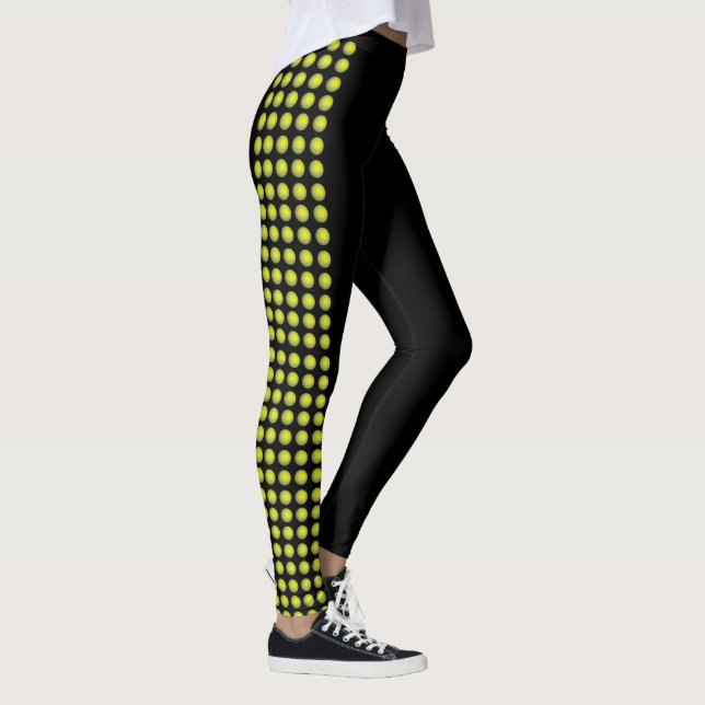 Boules De Tennis Sur Le Côté, Dames Leggings (Droite)