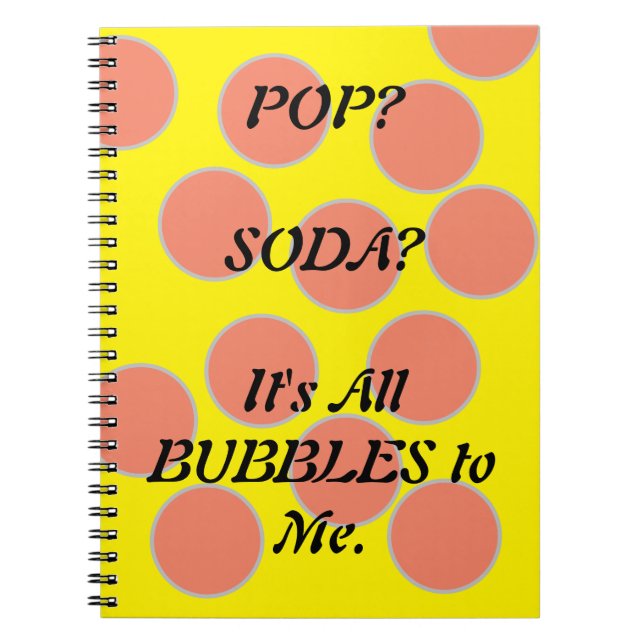 Boules pop soda Spiral Photo Carnet (Devant)