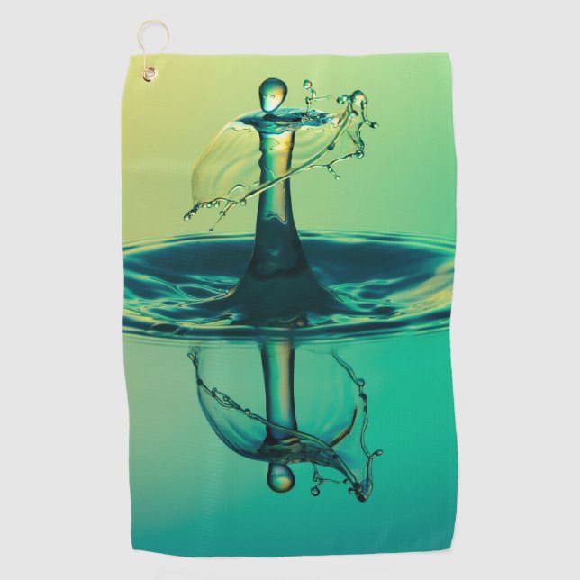 Boulette d'eau éclaboussant dans l'eau Serviettes (Devant)