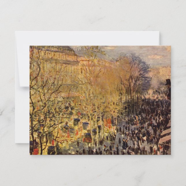 Boulevard des Capucines de Claude Monet, Beaux-art (Devant)