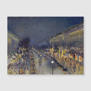 Boulevard Montmartre à Night Pissarro