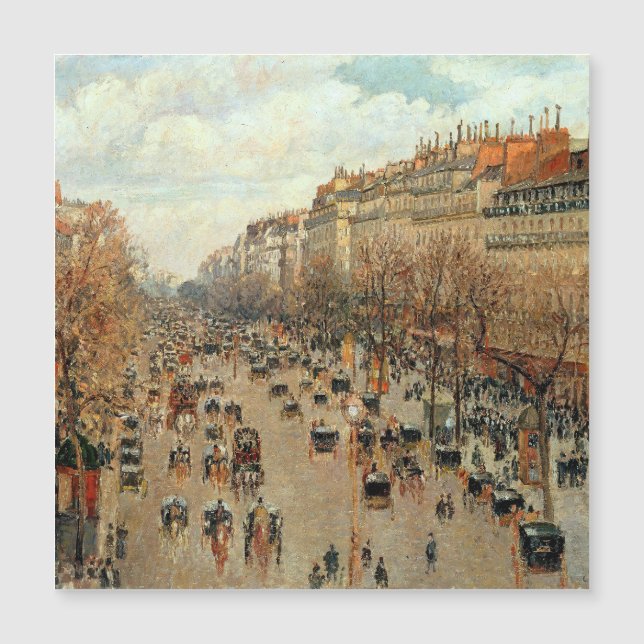 Boulevard Montmartre-Eremitage Camille Pissarro (Devant)