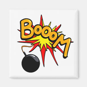 Boum ! aimant carré