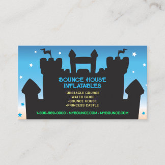 BOUNCE HOUSE INFLATABLES PARTI Vos Cartes de visit