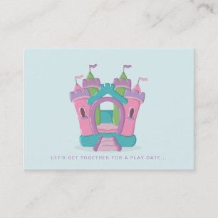 Bounce House Party Jouer Date Carte d'appel