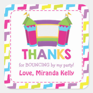 Bounce House Stickers / Bounce House Favoriser Tag