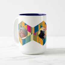 Bouncing Hexagon deux Tone Mug