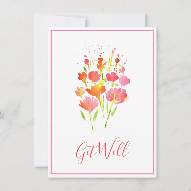 Bouquet Abstrait de fleurs (Devant)