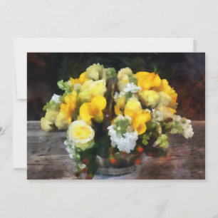 Bouquet Avec Roses et Calla Lilies