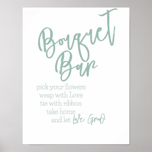 Bouquet Bar  Poster (Devant)
