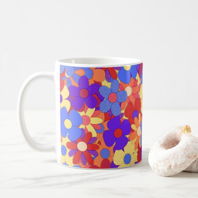 Bouquet bouillonnant de café Mug (Avec donut)