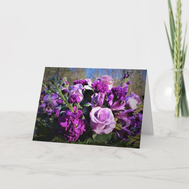 Bouquet, carte (Devant)