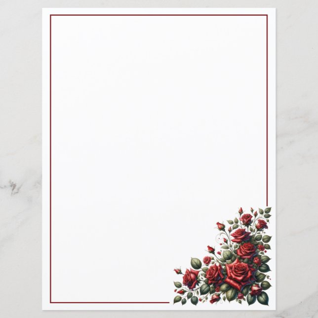 Bouquet Coin Rouge Cramoisi (Devant)