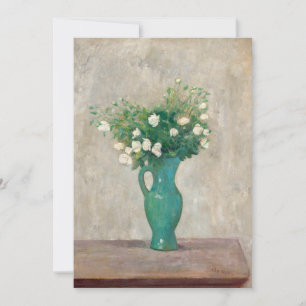 Bouquet dans un vase vert Tadeusz Makowski