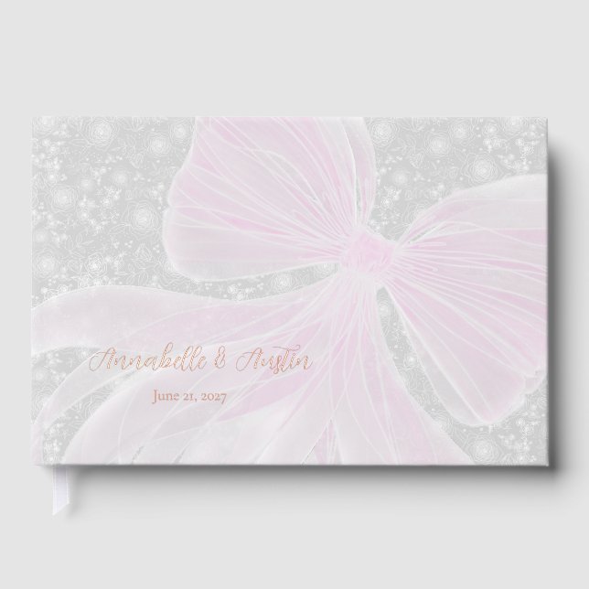 Bouquet de coquette rose sheer livre d'or (Recto)