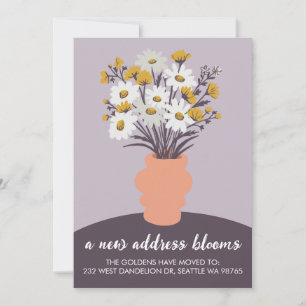 Bouquet de Faire-part mobiles de nouvelles adresse