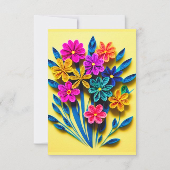 Bouquet de fleurs à quai (Devant)