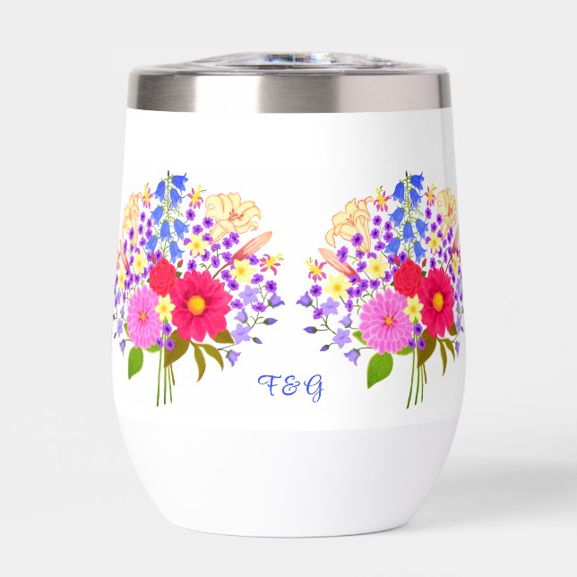 Bouquet de fleurs blanc (Avant)