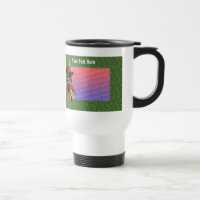 Bouquet de fleurs colorées Photo Mug de voyage