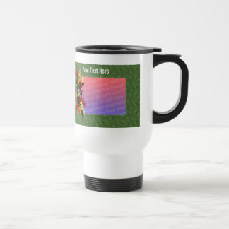 Bouquet de fleurs colorées Photo Mug de voyage