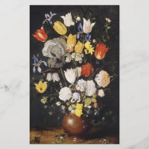 Bouquet de fleurs dans un vase de terre (1610)