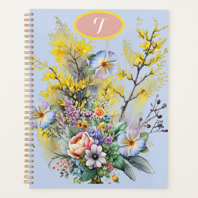 Bouquet de fleurs de printemps d'aquarelle Cottage (Créateur téléchargé)
