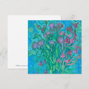 Bouquet de fleurs d'été fleur sauvage peinture flo