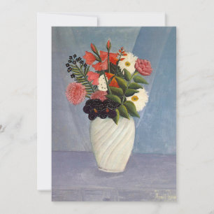 Bouquet de fleurs Henri Rousseau
