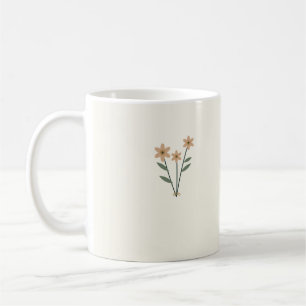 Bouquet de fleurs sauvages pêche Mug en café botan