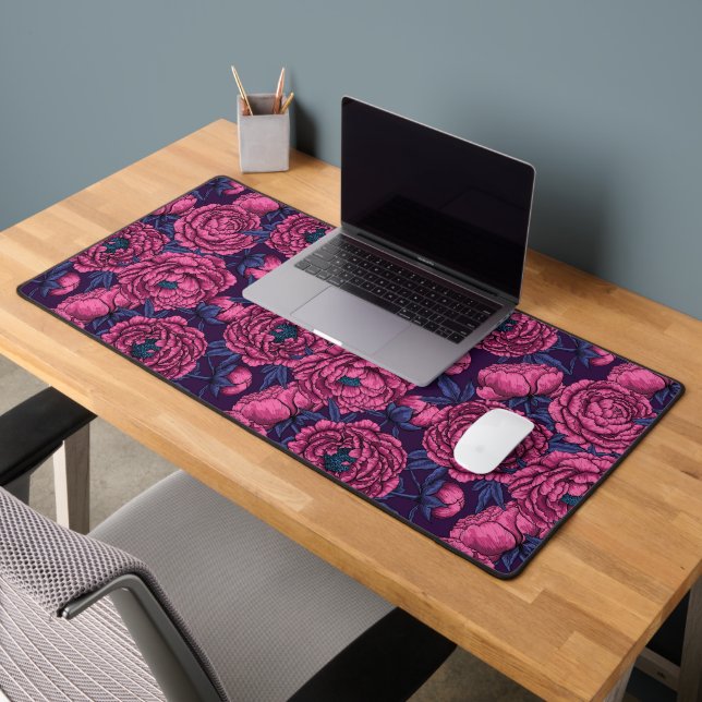 Bouquet de galets roses (Bureau 2)