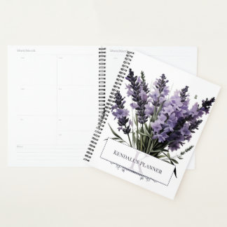 Bouquet de lavande aquarelle personnalisé