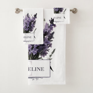 Bouquet de lavande aquarelle personnalisé