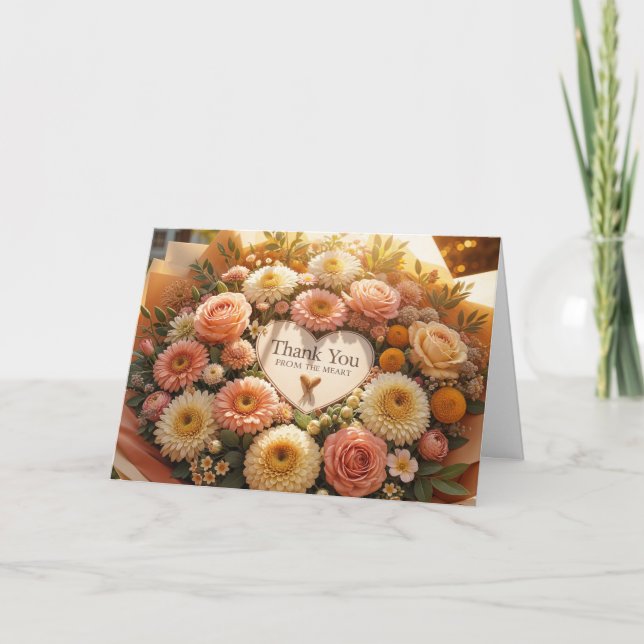 Bouquet de Merci de coeur (Devant)