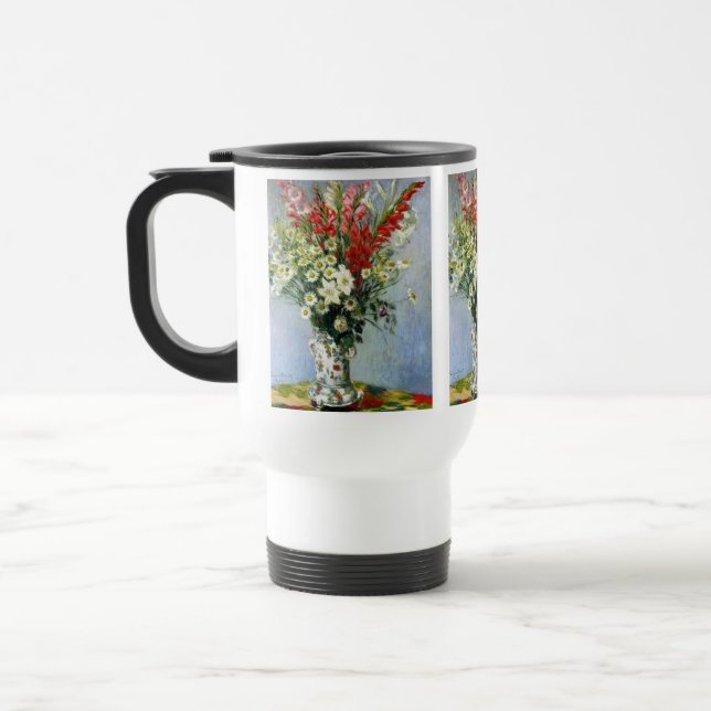 Bouquet de MONET de Gladiolas aucune tasse de (Gauche)