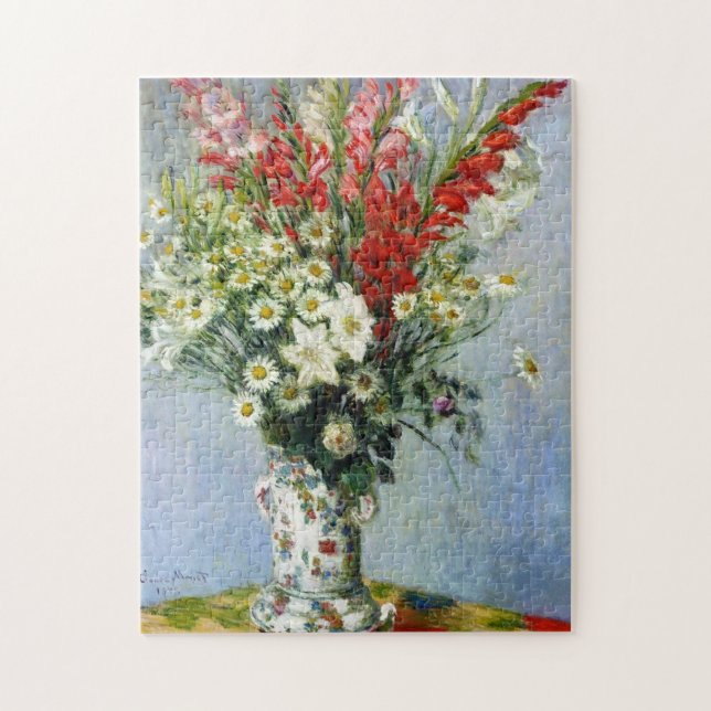 Bouquet de MONET de puzzle de Gladiolas 10x14 (Vertical)