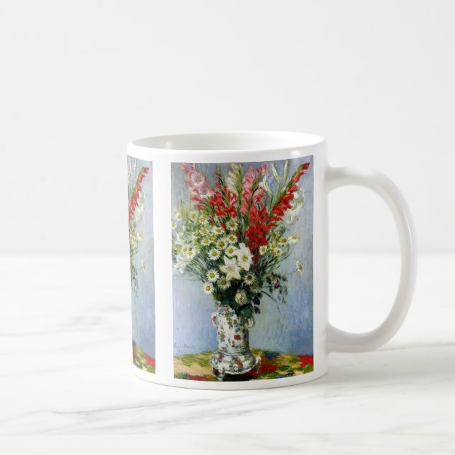 Bouquet de MONET de tasse de café de Gladiolas (Droite)