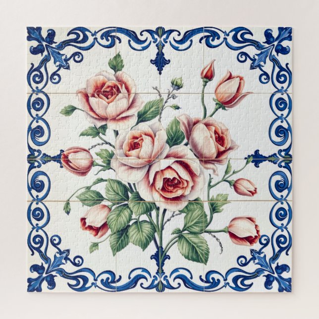 bouquet de roses classique puzzle (Vertical)