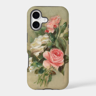 Bouquet de roses roses et blanches