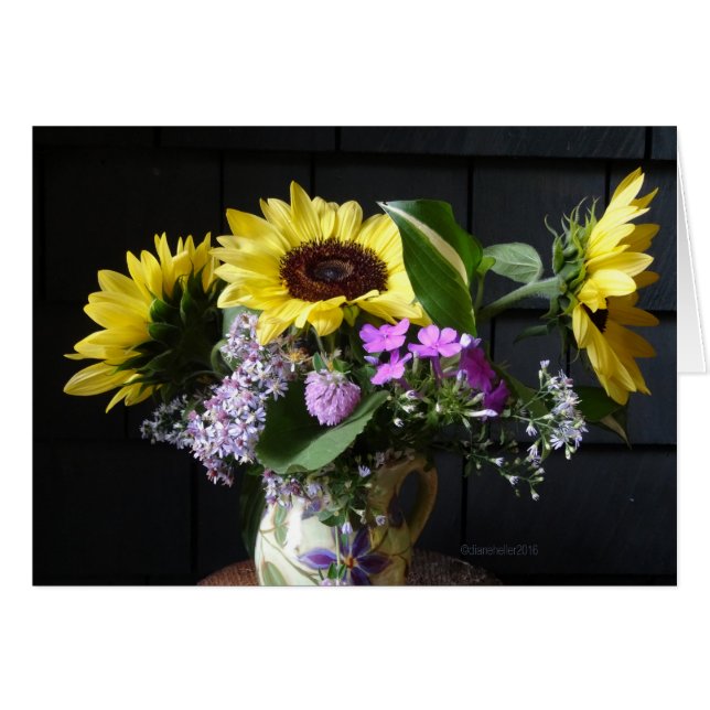 Bouquet de TASSE de tournesol (Devant horizontal)