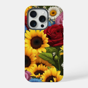 Bouquet de tournesol - iPhone 15 Pro Coque