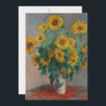 Bouquet de tournesols | Claude Monet<br><div class="desc">Bouquet of Sunflowers (1881) de Claude Monet (Français, 1840-1926) est une vie morose rayonnante qui capture la vibrance audacieuse et la beauté texturée des tournesols. Avec sa brosse impressionniste signature, Monet transforme les fleurs en une étude dynamique de la couleur et de la lumière, célébrant leurs teintes dorées et leur...</div>