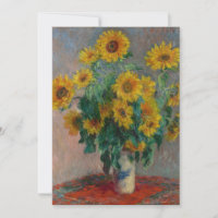 Bouquet de tournesols | Claude Monet